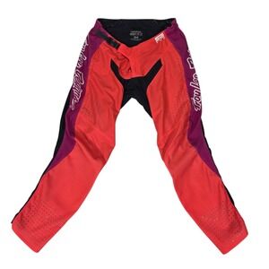Troy Lee Designs SE Pro Motocross Pants Mens 34 Red Purple Moto Gear Racing